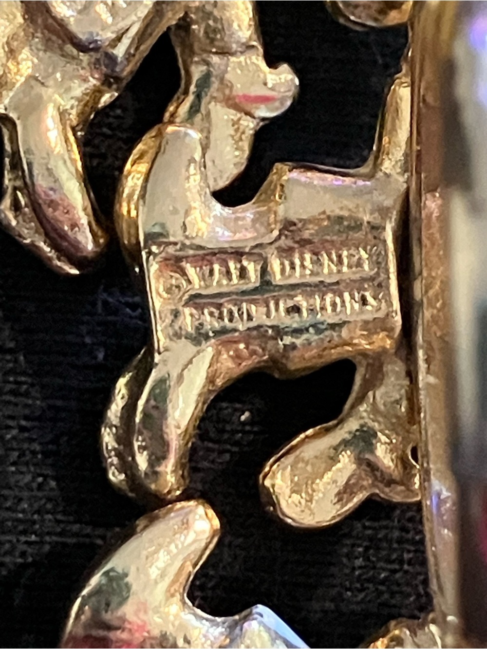 Vintage Walt Disney Productions Mickey Mouse Enamel Earring & Ring Set Pre-1986 - Picture 7 of 9